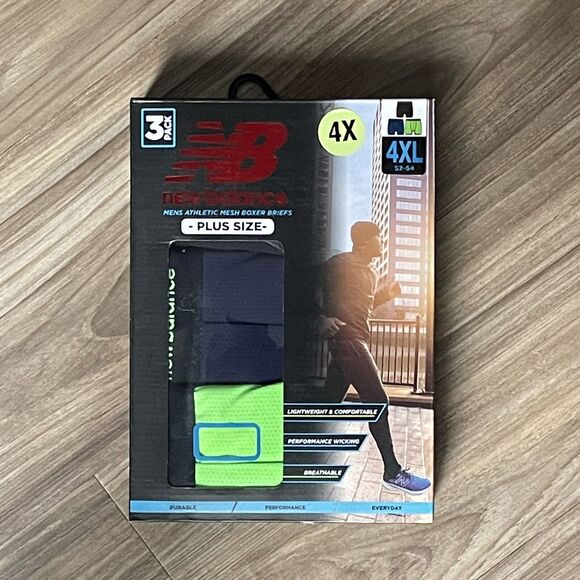 New Balance Boxer Briefs Mens Size 4XL Lightweight Performance Athletic Fit - Picture 2 of 7